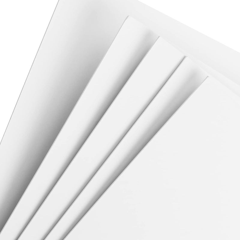 PINGEUI 50 Sheets 12 x 12 Inch White Chipboard, 1MM Thick Medium Weight Chipboard Sheets, White Cardboard Sheet for Scrapbooking, Frames, Art, Prints, DIY Project - Image 3